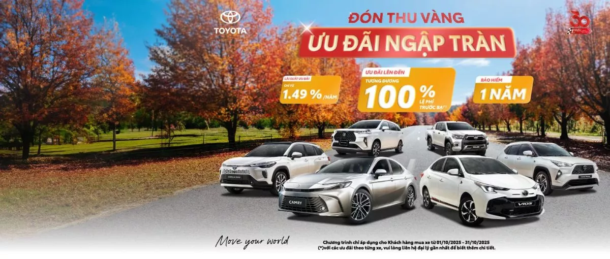 Banner Khuyến Mãi Toyota 10-2025